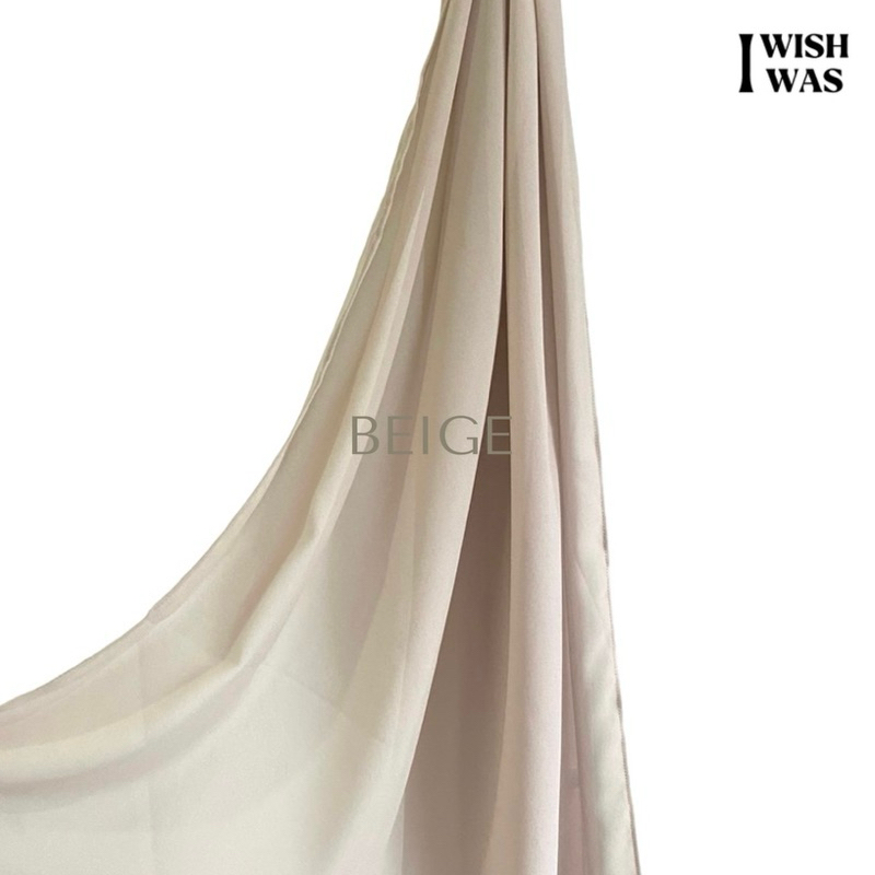 Premium chiffon collection 🪡 สีเบจ