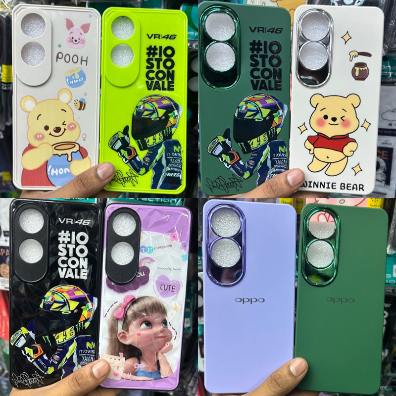 CASE เคส รุ่น NEW OPPO A60 กำมะหยี่ลายการ์ตูน&TPU