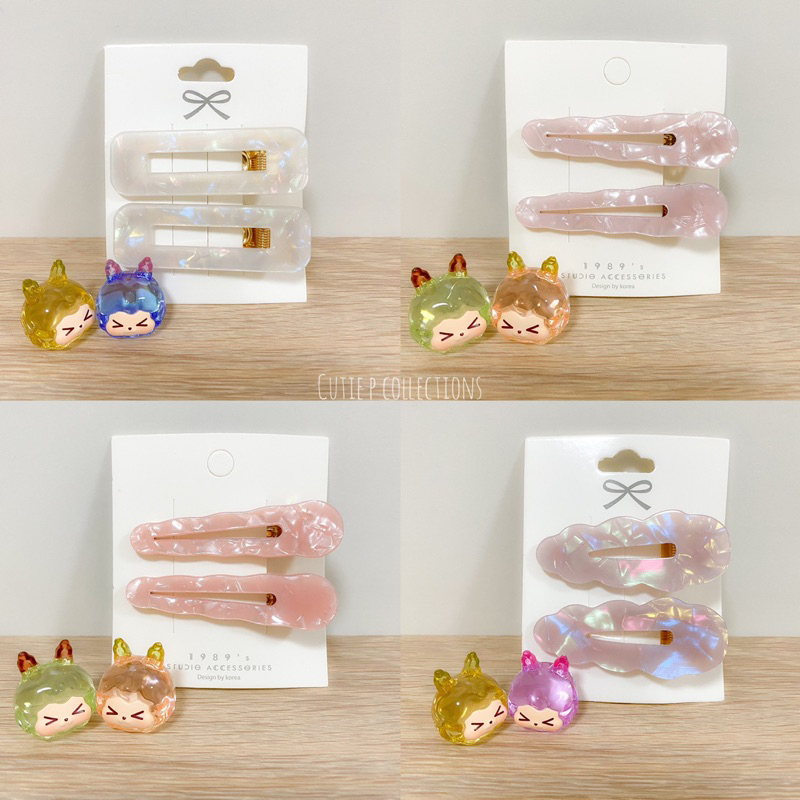 👑🌈ราคา/คู่☀️✅ กิ๊บติดผม สีเรียบ งานกิ๊บเป็นกิ๊บปากเป็ด หนีบแน่นแข็งแรงมากๆ