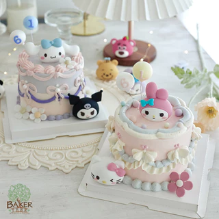 Baker Tree โมเดลตุ๊กตา Sanrio สุดน่ารัก สำหรับตกแต่งเค้กเท่านั้น ทานไม่ได้