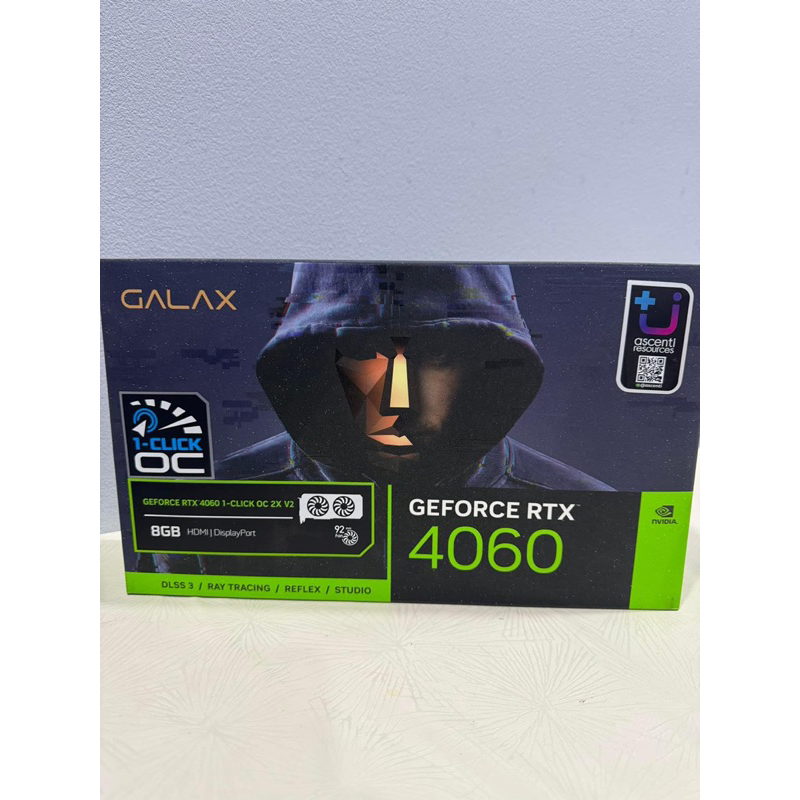 การ์ดจอมือสอง Galax Rtx4060 1click Oc 8G ต่อไป 8 พิน🌟 สภาพการ์ดจอใหม่อย่างกับมือ1 ไม่มีตำหนิ ใช้งานน