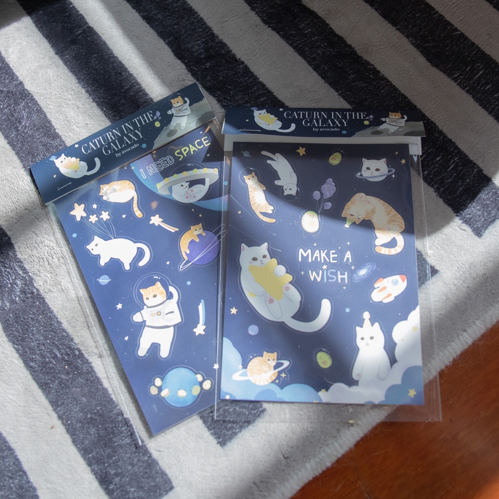 avo gala sticker - สติกเกอร์แมว ( สินค้ามีจำนวนจำกัด)