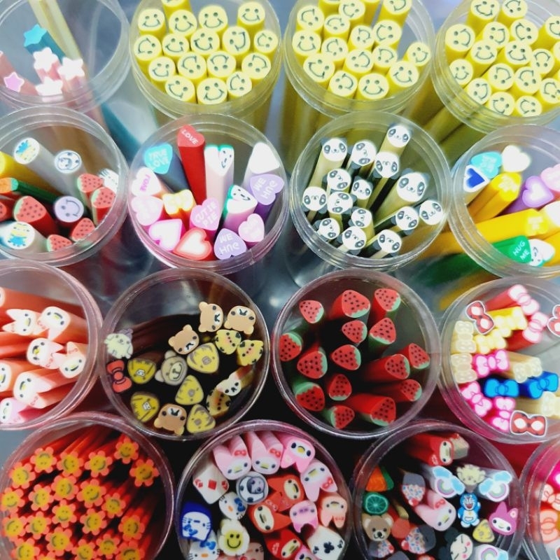 Fimo ฟีโม่ ฟิโม่ ตกแต่ง  ฟีโม่ติดเล็บ แต่งเล็บ nailart