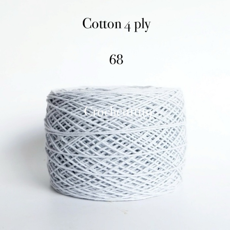 คอตตอน 4 ply ฝ้ายแท้ 100% ( โทนสีเหลือง-เขียว-ฟ้า-น้ำเงิน ) ราคา ถูกที่สุด ดีลบีเคเค แกลเลอรีภาพที่ 5