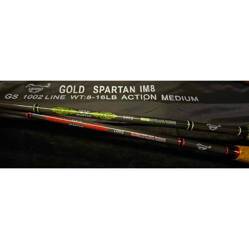 ASHINO GOLD SPARTAN IM8 คันตกปลาเกล็ด