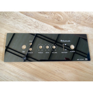 เพลท502MTไม่ย้ายสีดำงานไฟอะคริลิก 3 มิล ขนาด ช่องเพรท16*5 CM…