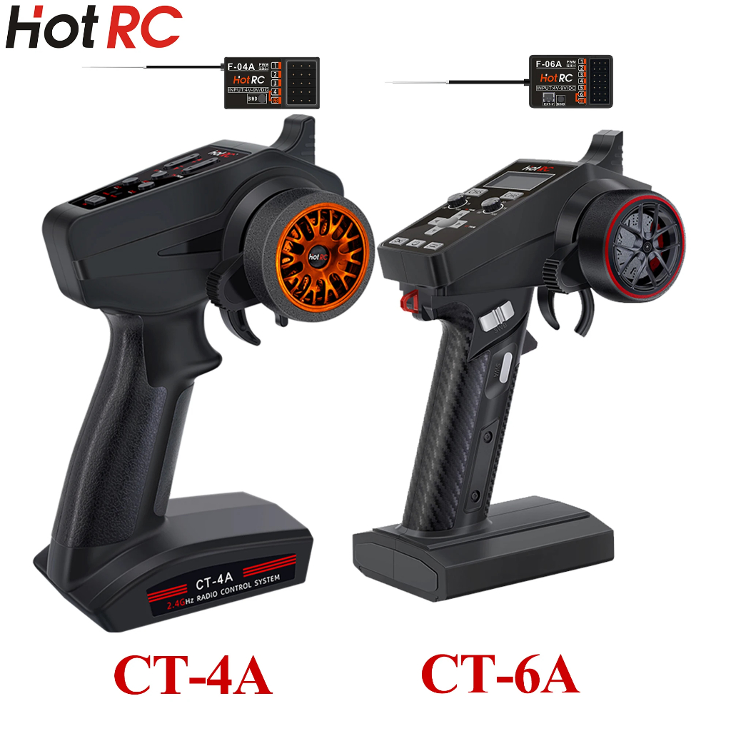 HotRC รีโมทควบคุมเครื่องบิน รถบังคับ CT-4A CT-6A พร้อมตัวรับสัญญาณ