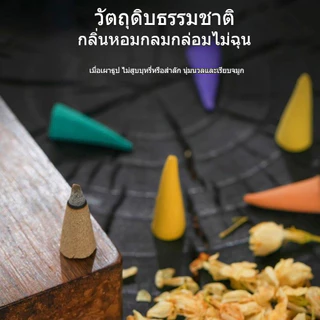 กำยาน 300/600 เม็ด กำยานหอม กํายานพระพิฆเนศ กลิ่นดอกไม้ กลิ่นใหม่ ถ้วยวางกำยาน กำยานอโรม่า กำยานโคนใหญ่คละกลิ่น แพ็คใหญ่