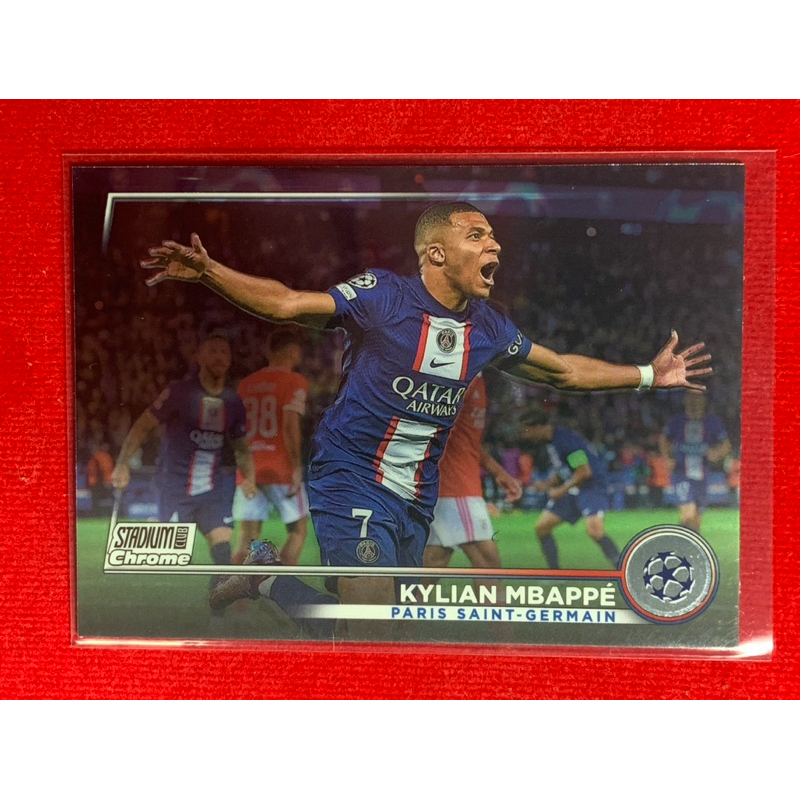 2022-23 Topps Stadium Club Chrome UEFA Kylian Mbappe #2
