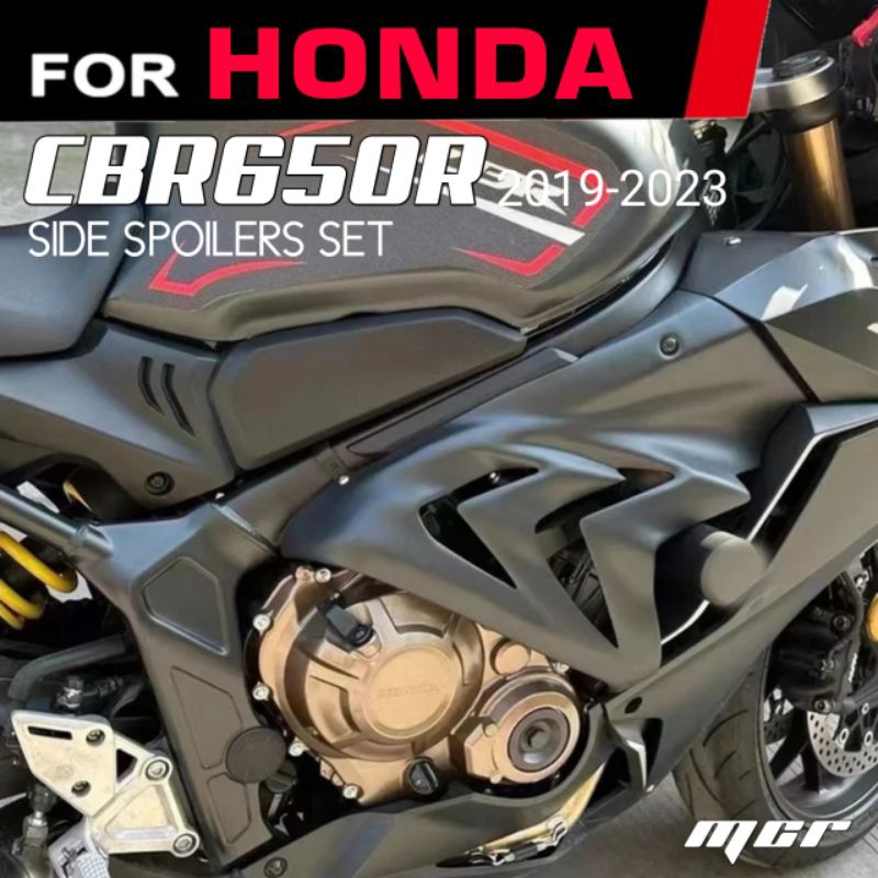 กาบข้างCbr650r ครอบสปอยเลอร์ข้าง Honda Cbr650r 2019-2023 แฟริ่งข้างcbr650r