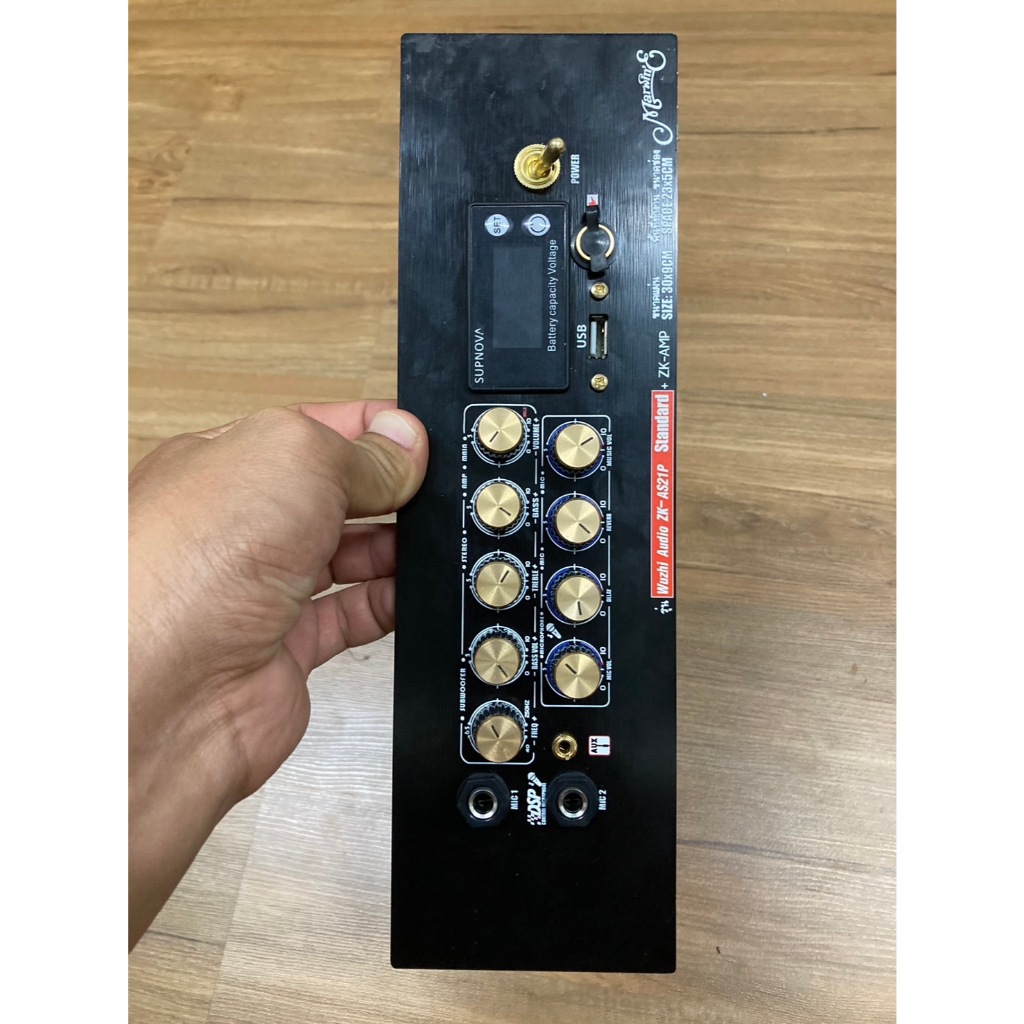 ชุดเพลทสำเร็จ as21p ไม่ย้าย + ปรีไมค์ amp ระบบเสียง DSP พร้อมเดินระบบพร้อมใช้งาน