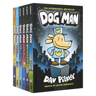 Dogman แบ่งขาย พร้อมส่ง Dog man by Dav Pilkey ปกแข็ง Comic แนวตลก หนังสือภาษาอังกฤษ การ์ตูน หนังสือเด็ก