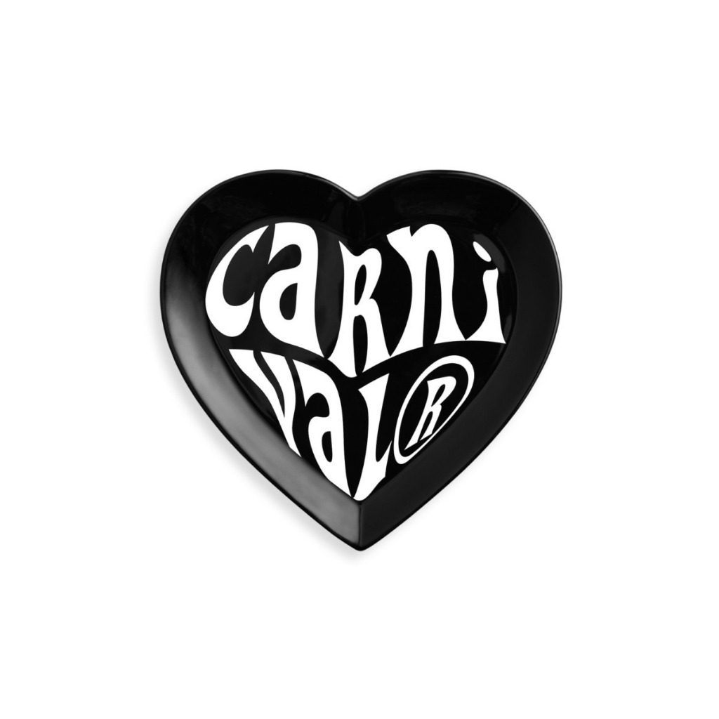 CARNIVAL CNVFW23A020BK GOOD HEART ASHTRAY BLACK