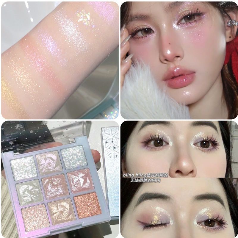 Eyeshadow Disc Powder Palette พาเลททาตา9สี