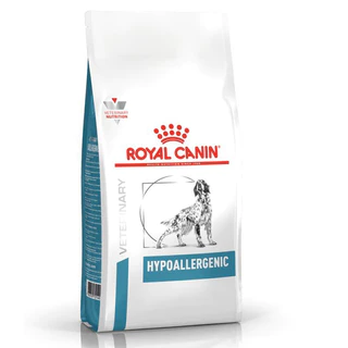 Royal Canin Hypoallergenic 14 kg หมดอายุ02/2027 อาหารสุนัขสำหรับสุนัขที่มีปัญหาเรื่องแพ้อาหาร