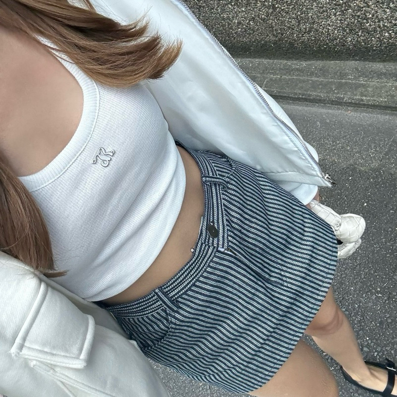 JARIN | SALTY TOP เสื้อกล้ามเย็บจีบข้าง