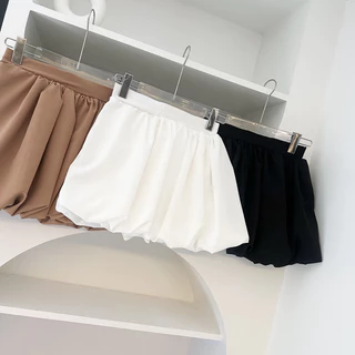 Balloon x skirt กระโปรงบอลลูนแบบสั้น เอวยางยืด🔥 พร้อมส่ง