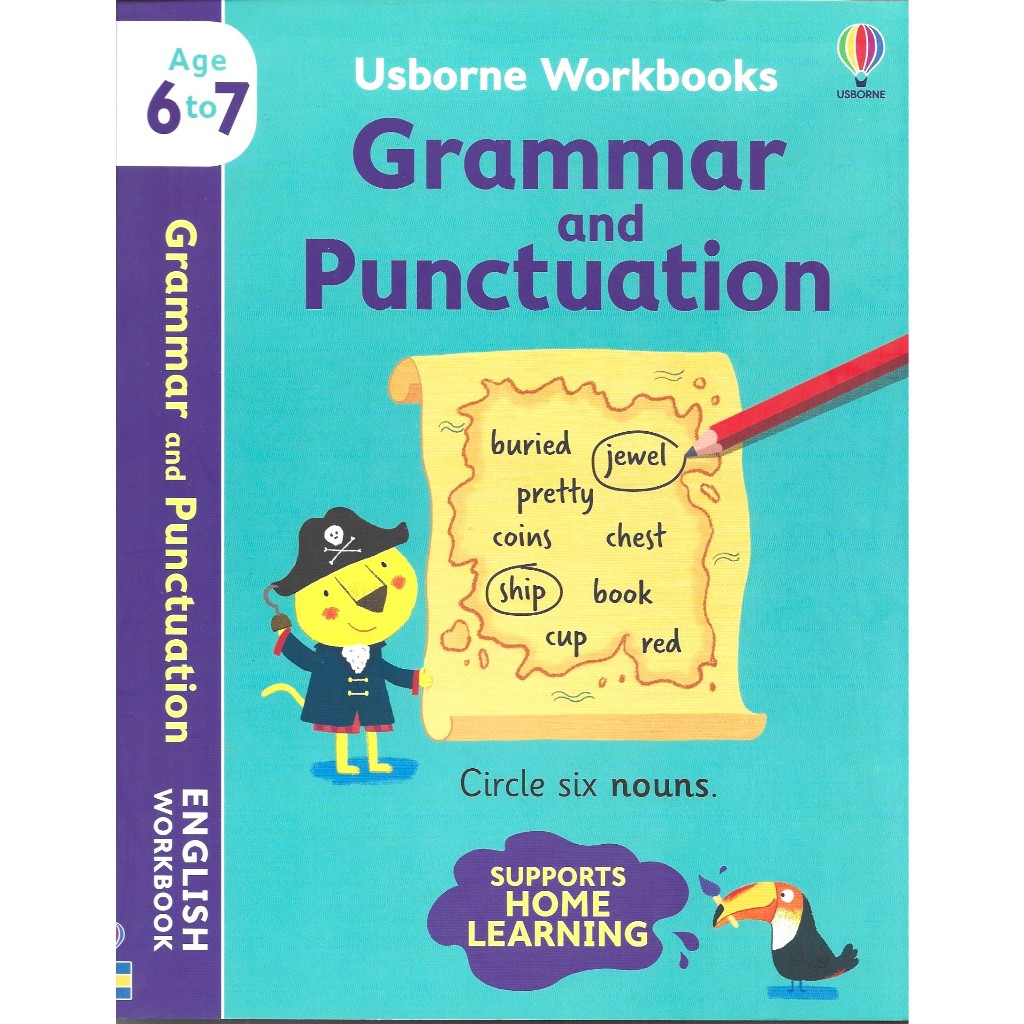 (Age6 -7) Usborne Workbook Grammar and Punctuation แบบฝึกหัด แกรมม่า ภาษาอังกฤษ สำหรับเด็ก 6-7 ขวบ