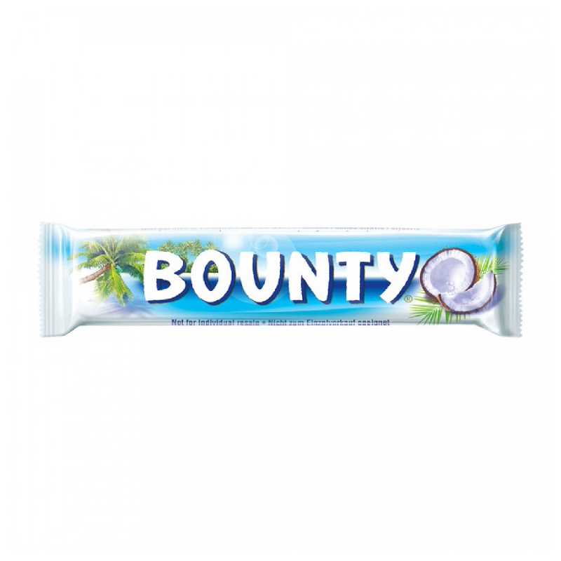 Bounty Milk Chocolate with Coconut stuffed บาวตี้วอลมิกซ์ช็อกโกแลตสอดไส้มะพร้าว 57 กรัม
