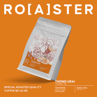 THONG URAI เมล็ดกาแฟคั่วอ่อน Colombia Thai กาแฟ A ROASTER