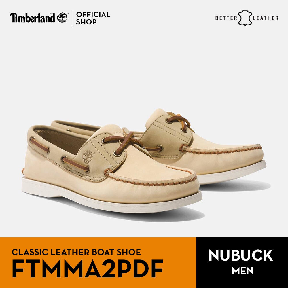 Timberland Men’s Classic Leather Boat Shoe รองเท้าผู้ชาย (FTMMA2PDF)