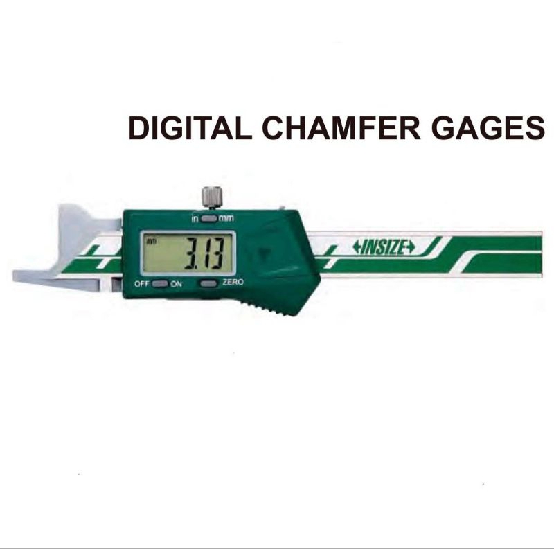 Digital Chamfer Gage 45, 30 องศา เวอร์เนียร์วัดค่า เกจวัด C แบบดิจิตอล INSIZE 1180-6, 1180-63