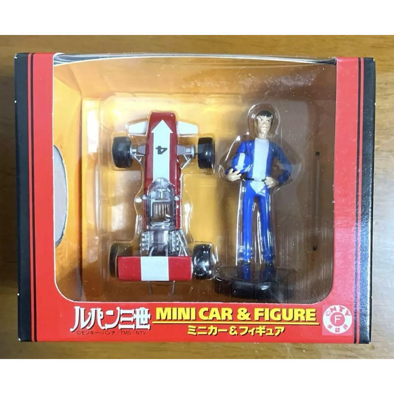 Lupin the 3rd Goods Figure 1/43 Miniature Car & Figure