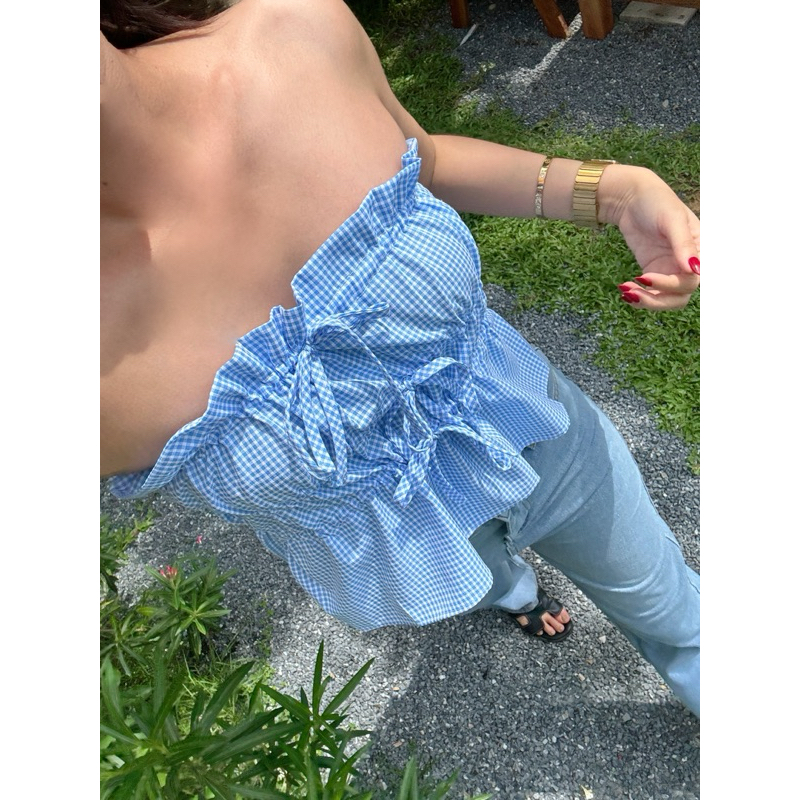 PACHARA -Lilly Bow Top 🥣🤍