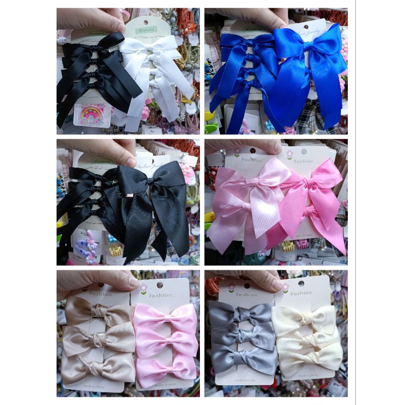 โบว์ติดผม โบว์นักเรียน กิ๊ฟโบว์แฟชั่น(พร้อมส่ง)