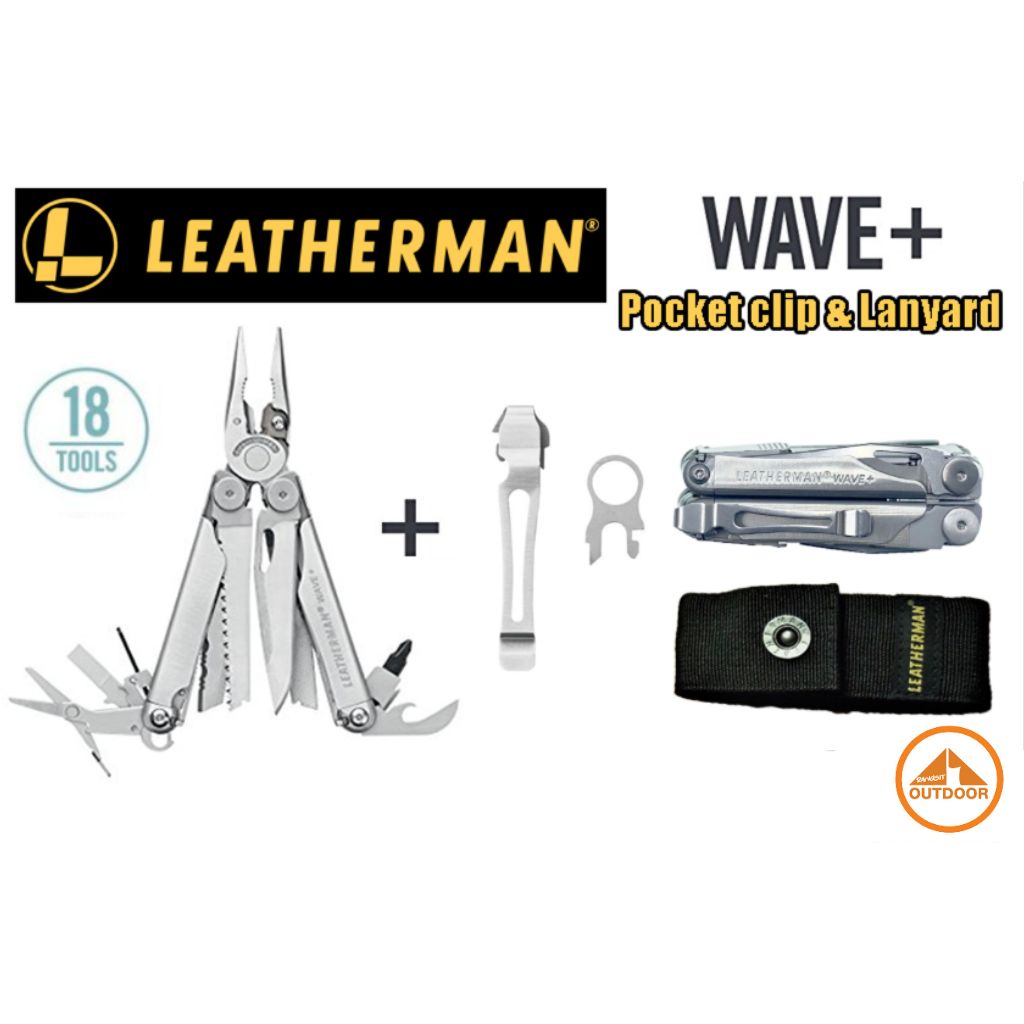 Leatherman WAVE Plus+ and Pocket Clip & Lanyard