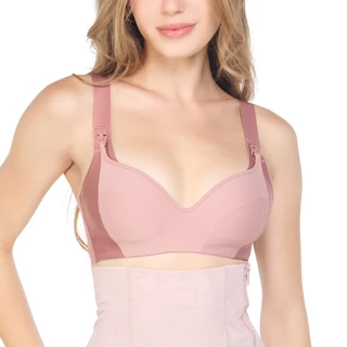 Wacoal Maternity Bra บราไม่เสริมโครง รุ่น WM1A01 สีชมพู (PO)
