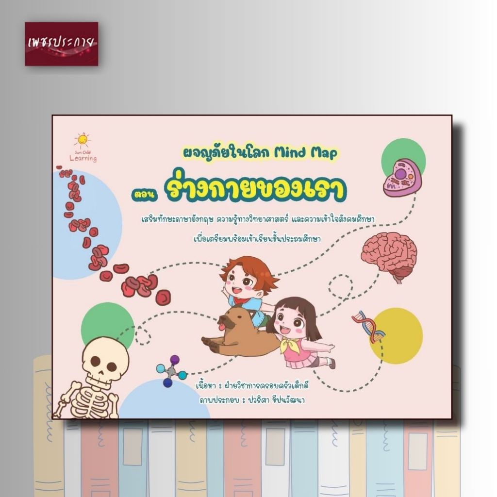 หนังสือเด็ก ผจญภัยในโลก Mind Map ตอน ร่างกายของเรา
