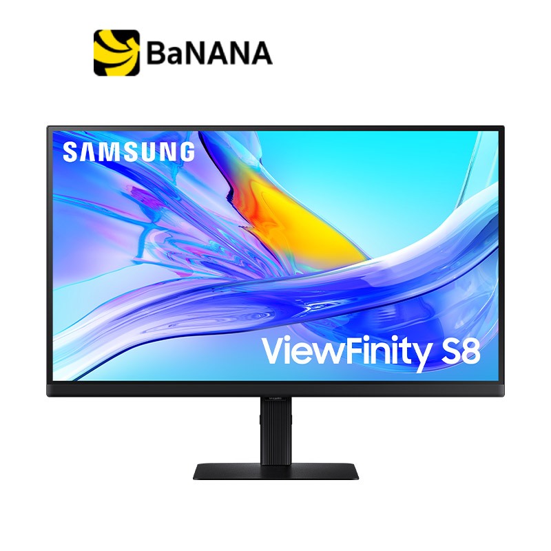 จอมอนิเตอร์ SAMSUNG ViewFinity S8 LS27D804UAEXXT (IPS 4K USB-C) by Banana IT