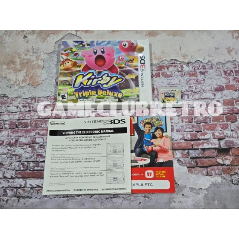 kirby Triple Deluxe  Nintendo 3DS  Version US  เคอร์บี้