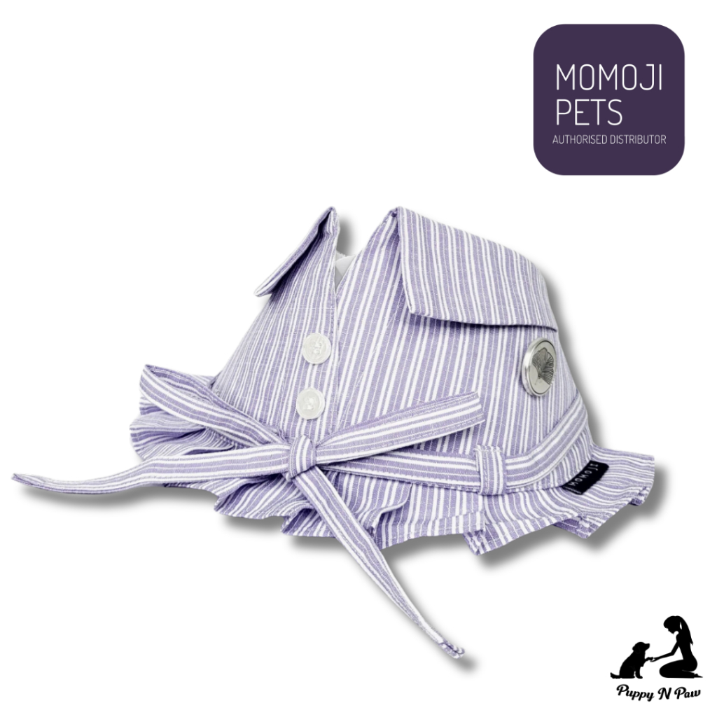 Momoji Candice Lavender Purple Pet Bib ชุดสุนัข ชุดแมว