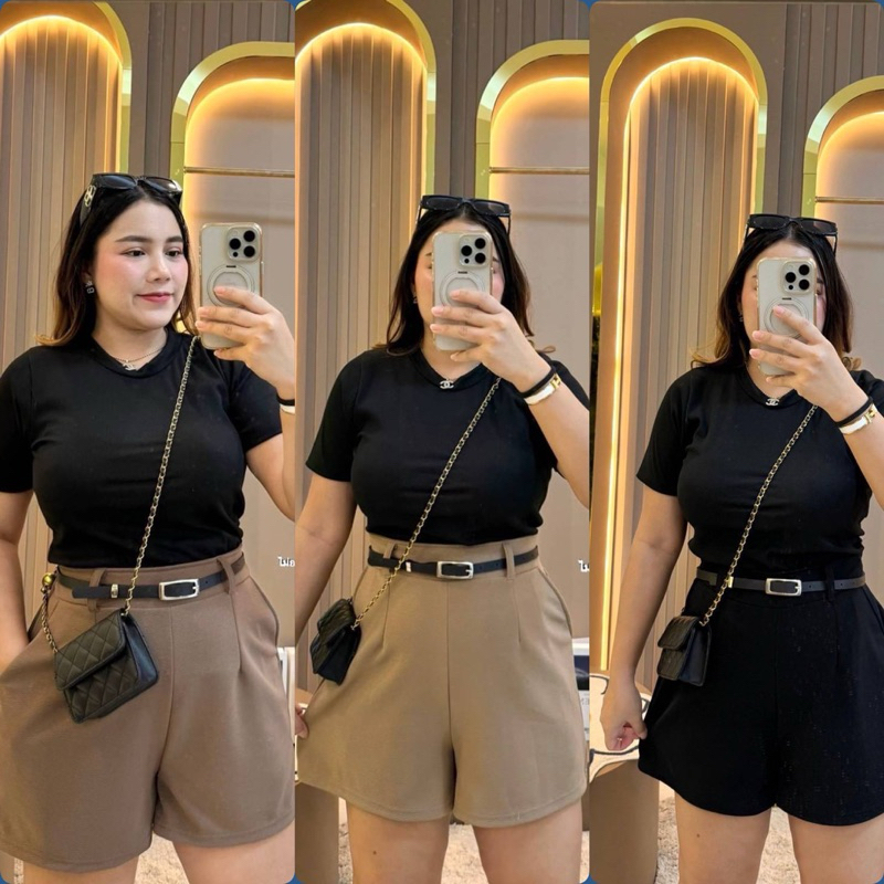 B38-S3S1 เซ็ตสาวอวบสุดชิคชิวล์ใส่ได้ทุกโอกาสจ้า