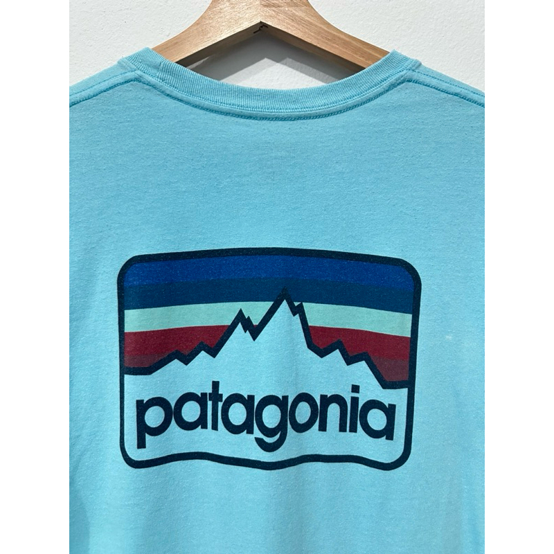 เสื้อยืดคอกลมมือสอง แท้💯 Patagonia สภาพดี(บอกสภาพเสื้อตามจริง)