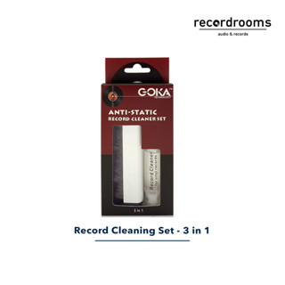 [พร้อมส่ง] ชุดแปรงปัดทำความสะอาดแผ่นเสียงแบบ 3 in 1 - GOKA A…