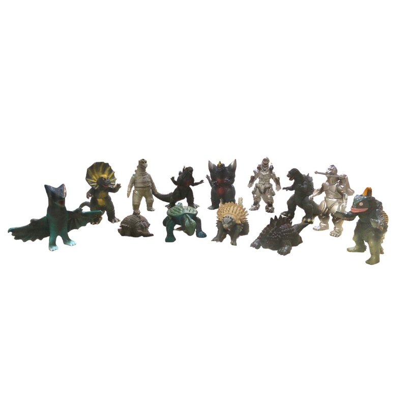 Ultraman Godzilla & Monster Soft Vinyl Mini Figures Set