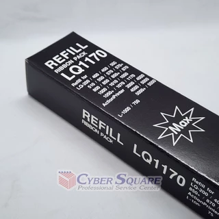ผ้าหมึกรีฟิว ยี่ห้อ Max สำหรับ EPSON LQ-1170,LQ-300+,310 จำนวน 10 กล่อง (มีเฉพาะผ้าหมึก)