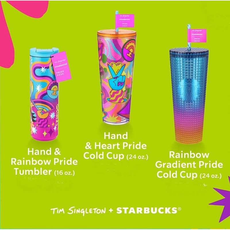 🏳️‍🌈 💯%Starbucks® Pride Month Starbucks Artist Collab Series Collection