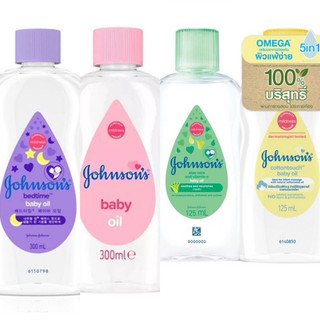 Johnson's จอห์นสัน เบบี้ออยล์/ เบดไทม์/คอทตอน  เบบี้ ออยล์ 300 มล. /125ml*2 /200มล C13XX41