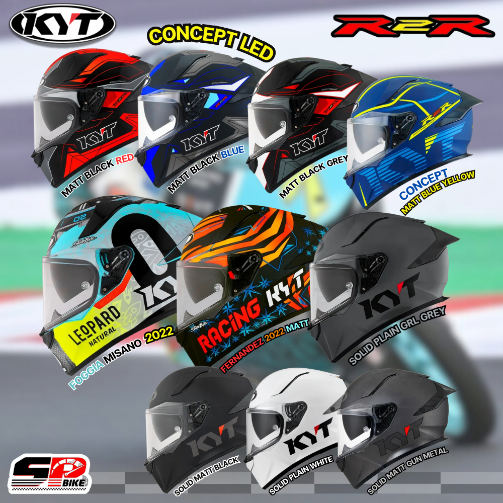 หมวกกันน๊อค KYT R2R PRO | หมวกโมเดลใหม่ล่าสุดจาก KYT  ส่งไว!!! Sp.bike 2