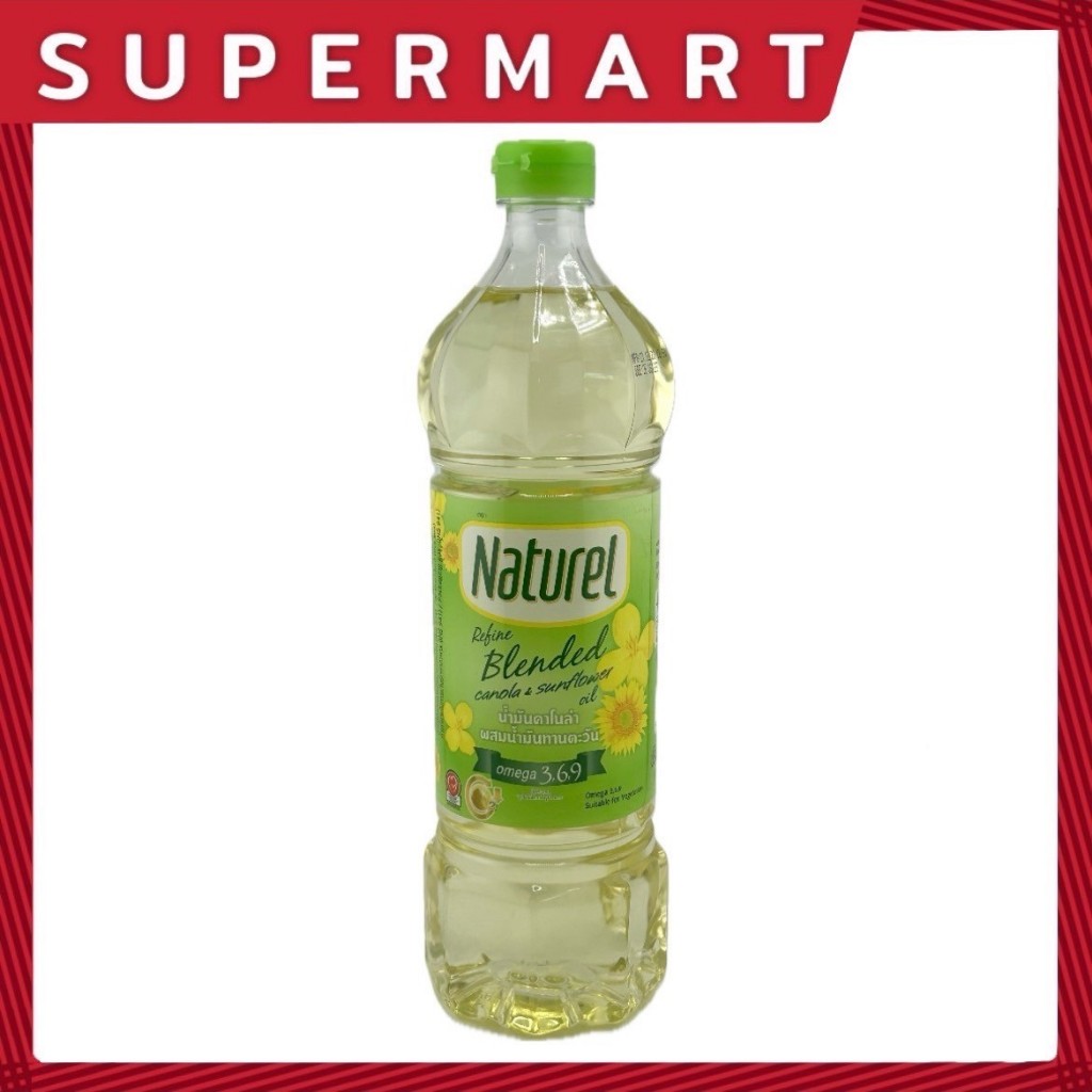 SUPERMART Naturel น้ำมันคาโนล่า+ทานตะวัน 1 l. #1115172