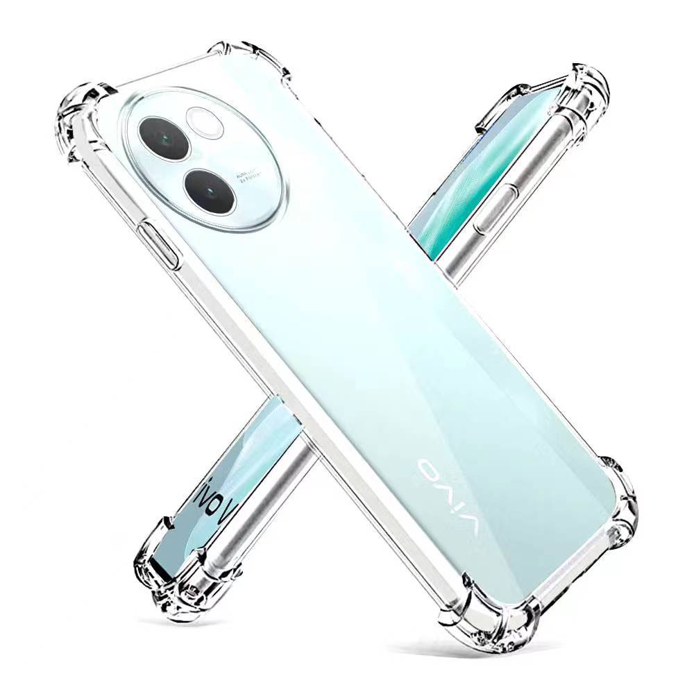 V30E 5G(พร้อมส่งในไทย)เคสTPUใสกันกระแทกแบบคลุมกล้องVivo V30e 5Gตรงรุ่น
