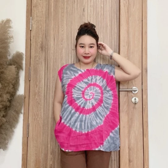 เสื้อคอกลม แขนกุด อก 52 ผ้าแบมเบิตสปัน thumbnail 4