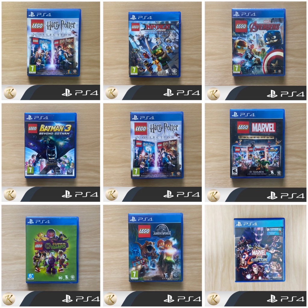 รวมแผ่นเกมส์ Lego เล่นได้ 2 คน รวมหลายภาค เกมเลโก้ เล่นได้ 2 คน (มีหลากหลายเกมส์) มือสอง มือ2 พร้อมส