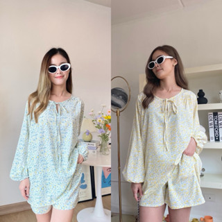 PYCK CLOTHING 🌸 LINNY SET เซตเสื้อ+กางเกง ผ้าใส่สบาย สีใหม่น…