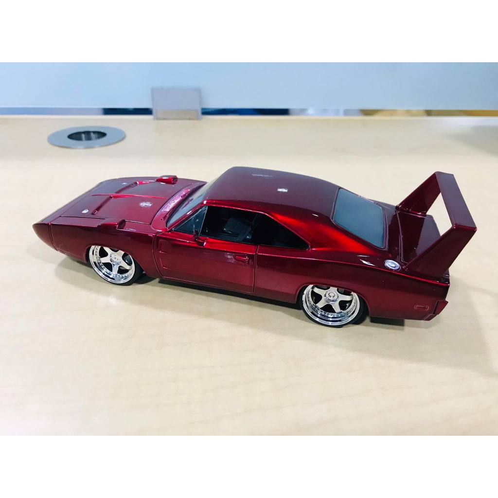 Jada Fast & Furious 7 1969 Dodge Charger Daytona 1:24 Diecast #97060 ไม่มีกล่อง
