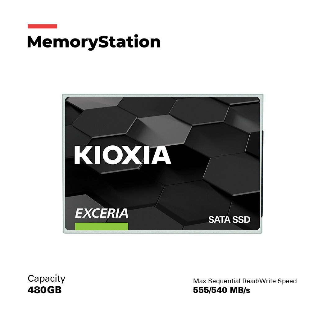 KIOXIA SATA SSD - 480GB แบรนณ์อันดับหนึ่งจากประเทศญี่ปุ่น ของแท้ 100%